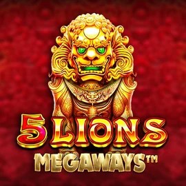 Slots logo of 5 Lions Megaways from Pragmatic Play at Neon54 Casino