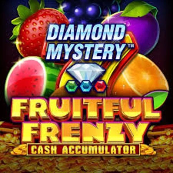 Official Slots logo: Diamond Mystery Fruitful Frenzy Cash Accumulator by Greentube at Neon54 Casino