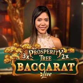 Prosperity Tree Baccarat slot visual from Evolution available on neon-54.org