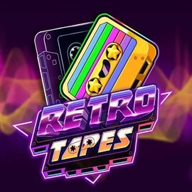 Retro Tapes logo by Push Gaming Neon54 Casino