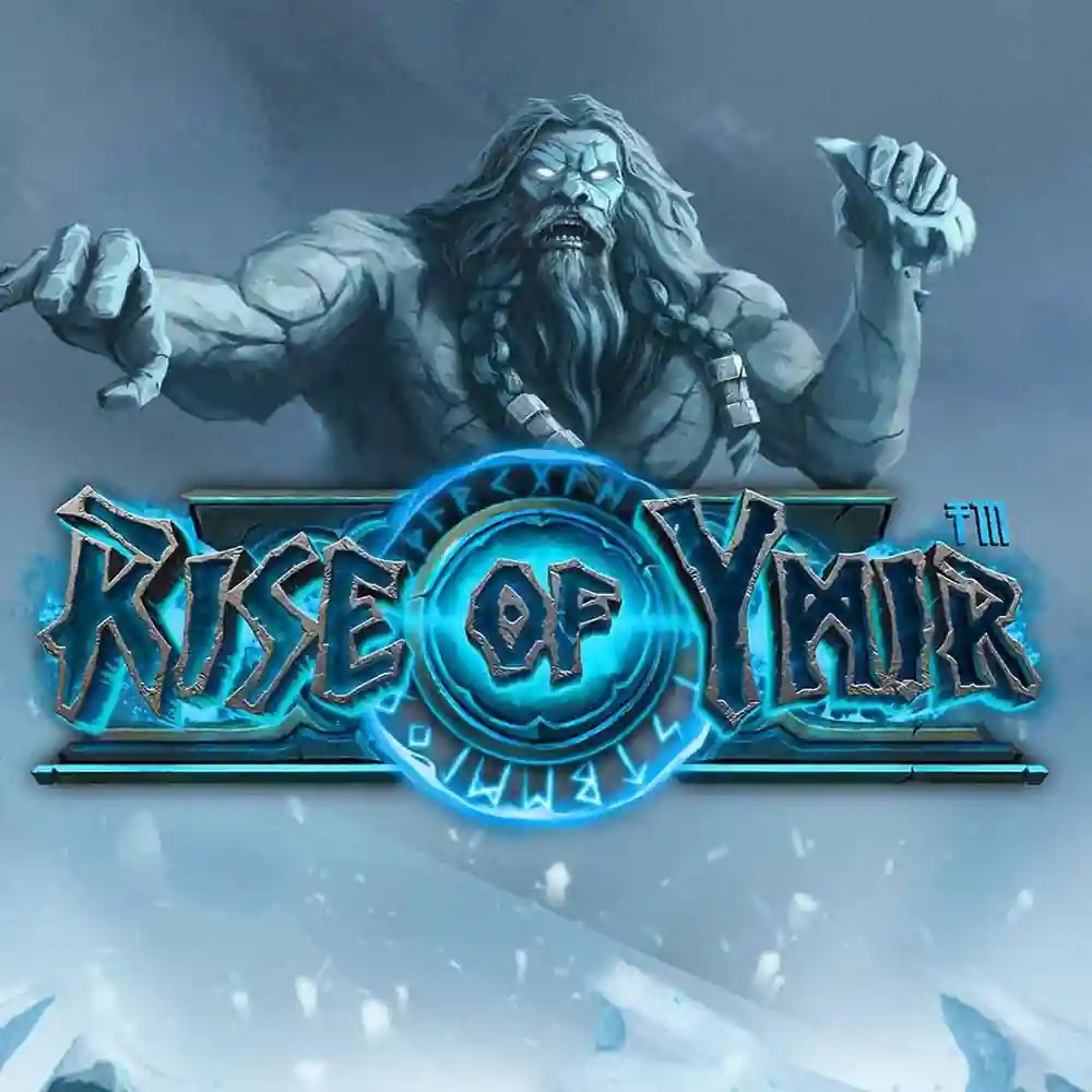Rise of Ymir logo by Hacksaw Gaming at Neon54 Casino