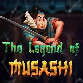 The Legend of Musashi slot logo by Peter & Sons at Neon54 Casino